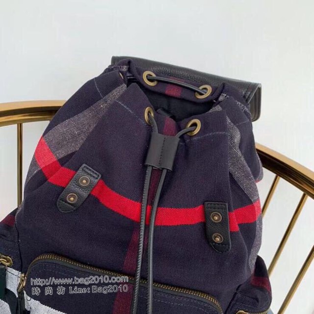 Burberry專櫃新款雙肩包 巴寶莉大號The Rucksack軍旅背包  db1199